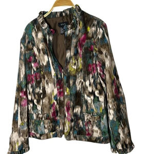 Y2K corduroy Jacket,frills,ombrage,artsy,boho
Spring,zip ,cottagecore,cabincore